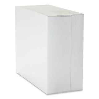 1/8-Fold Linen-Replacement Dinner Napkins, Two-Ply, 17 x 17, White