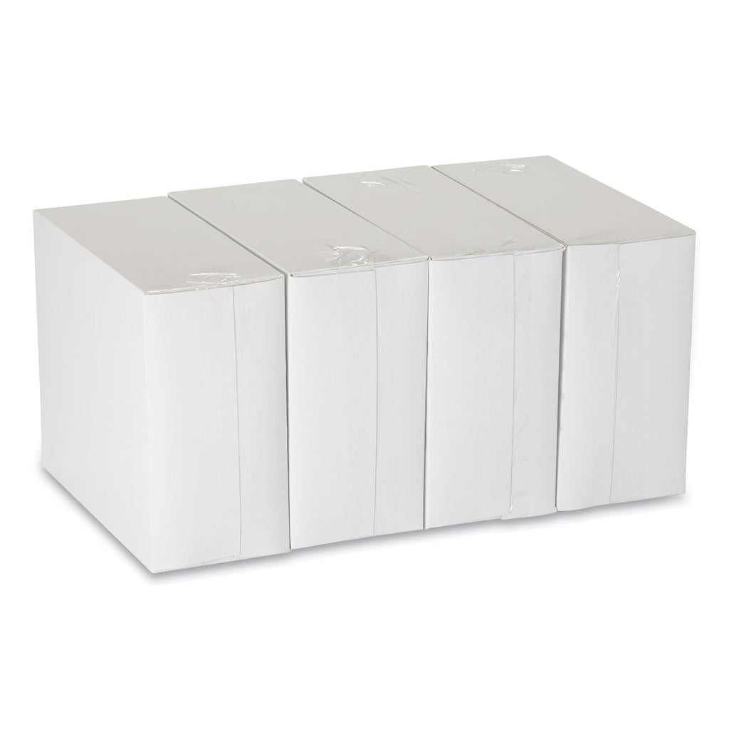 1/8-Fold Linen-Replacement Dinner Napkins, Two-Ply, 17 x 17, White
