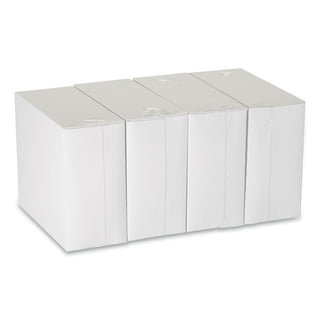1/8-Fold Linen-Replacement Dinner Napkins, Two-Ply, 17 x 17, White