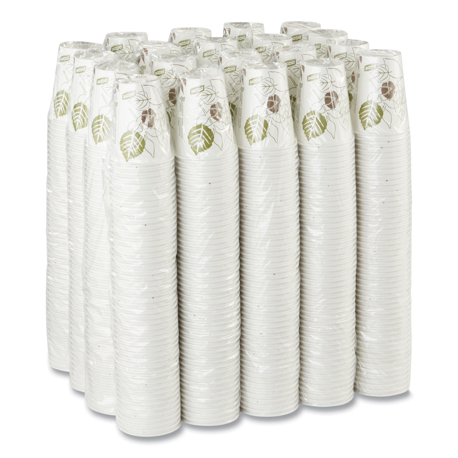Pathways Paper Hot Cups, 8 oz, 50 Sleeve, 20 Sleeves/Carton