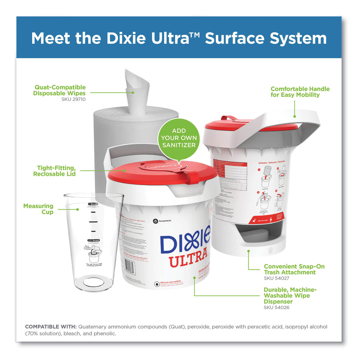 foodservice-surface-system-quat-compatible-disposable-wipe-refill-1-ply-81-x-12-white-135-sheets-roll-6-rolls-carton_dxe29710 - 6