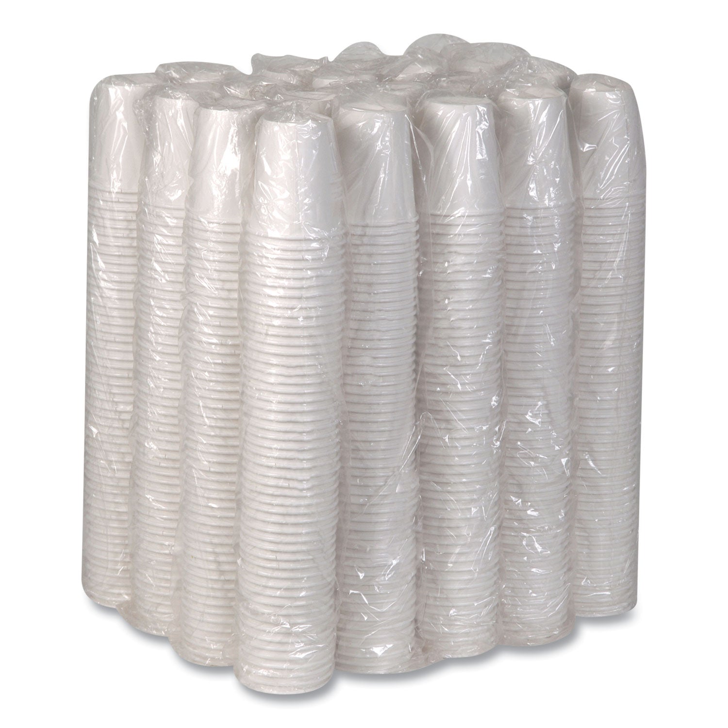 Paper Hot Cups, 10 oz, White, 50/Sleeve, 20 Sleeves/Carton