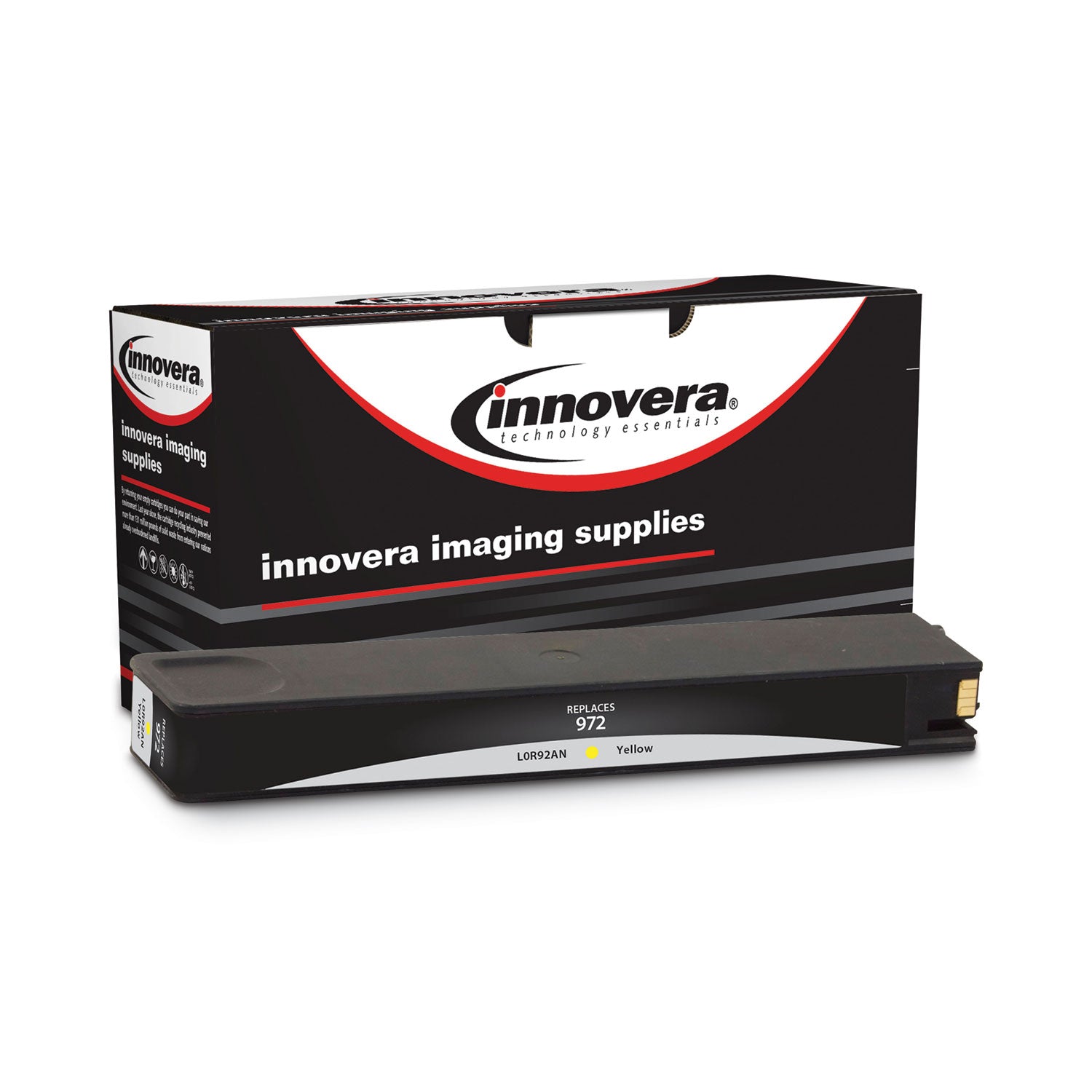 Remanufactured Yellow Ink, Replacement for 972 (L0R92AN), 3,000 Page-Yield, Ships in 1-3 Business Days