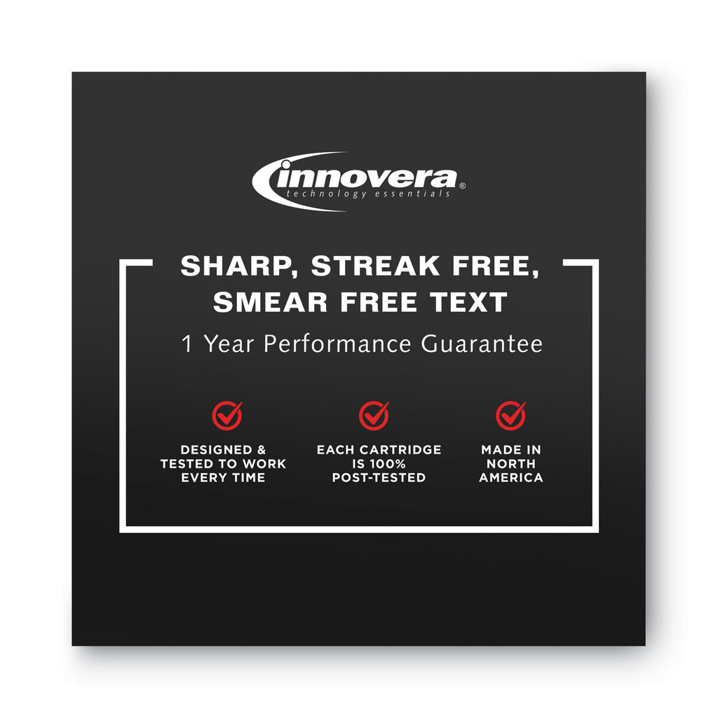 Remanufactured Black High-Yield Ink, Replacement for 972XL (F6T84AN), 10,000 Page-Yield