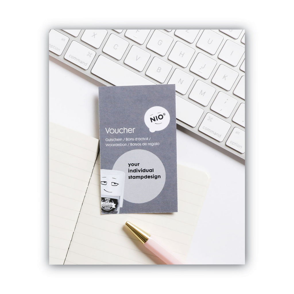 Custom Stamp Voucher, For Use with NIO 071509 Stamp