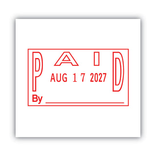 ES Dater, PAID + Date, 1 x 1.81, Red
