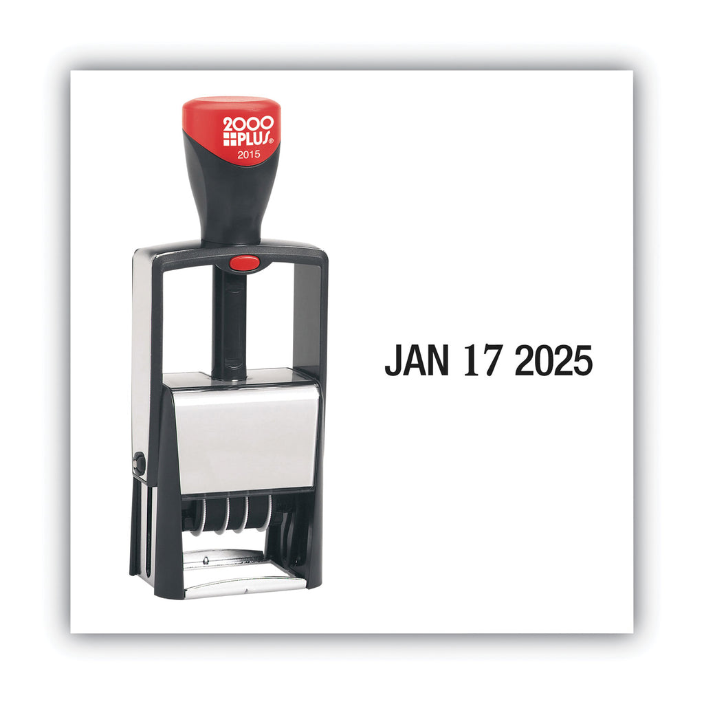 Self-Inking Heavy-Duty Line Dater, 5 Years, 1.25" x 0.63", Black Ink - 