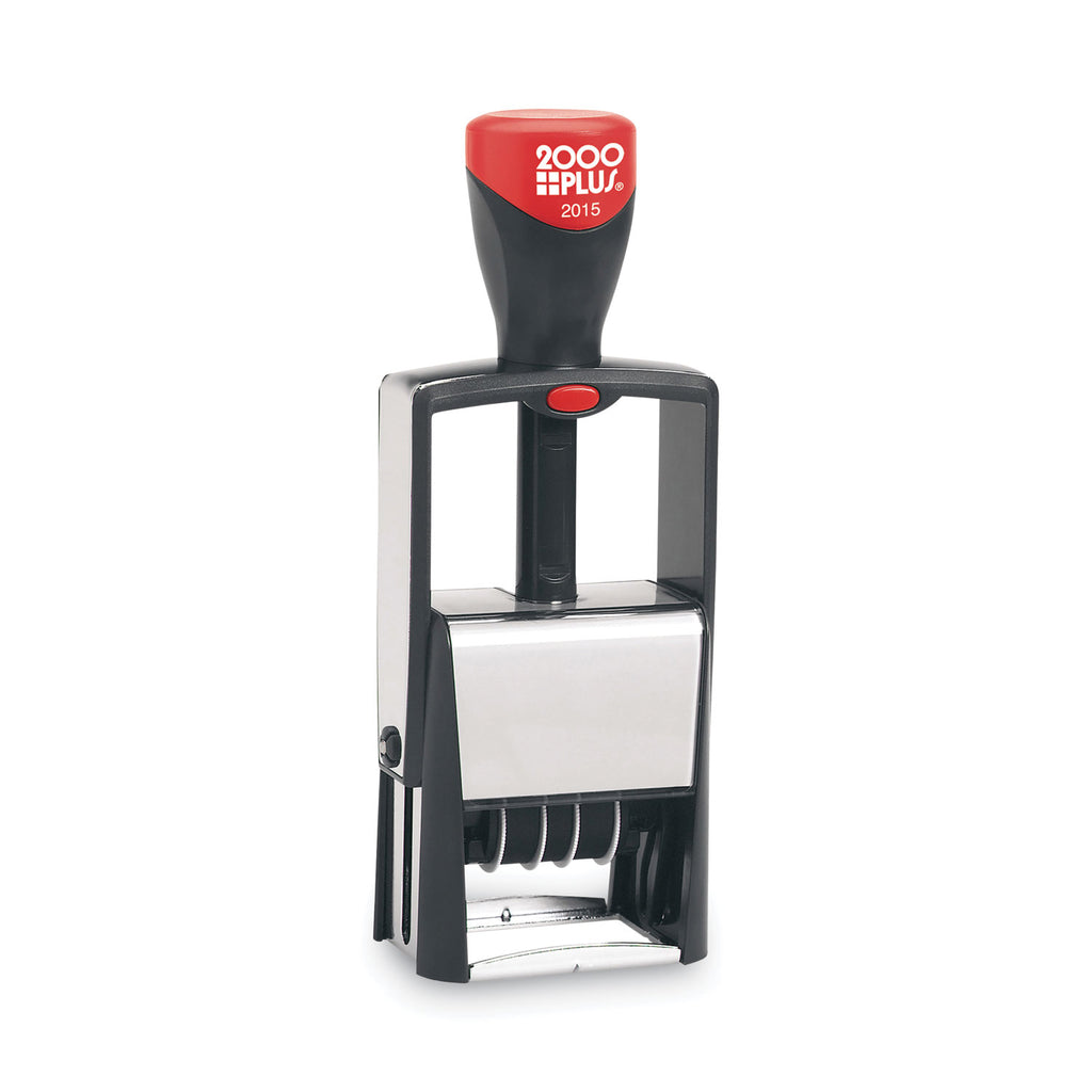 Self-Inking Heavy-Duty Line Dater, 5 Years, 1.25" x 0.63", Black Ink - 