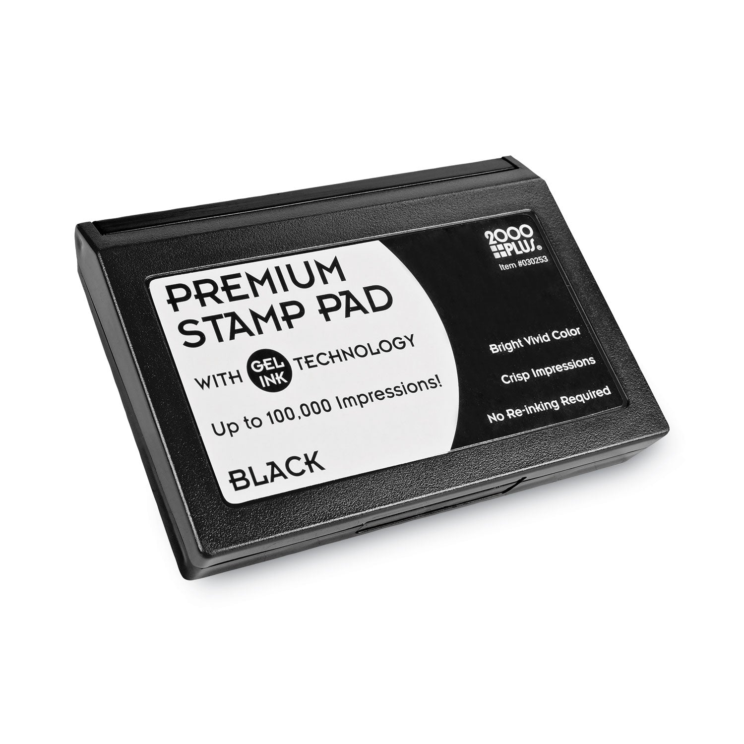 Microgel Stamp Pad for 2000 PLUS, 4.25" x 2.75", Black - 