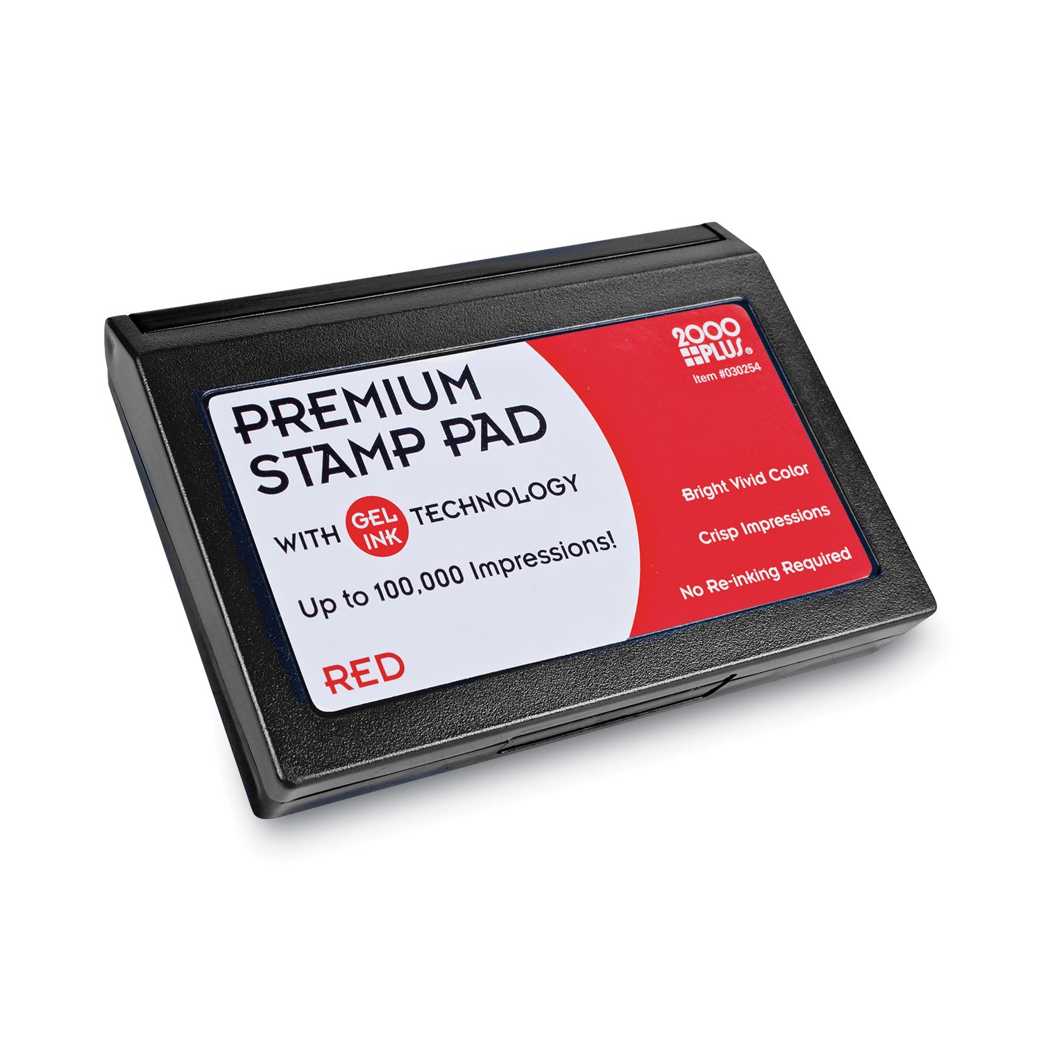 Microgel Stamp Pad for 2000 PLUS, 4.25" x 2.75", Red - 