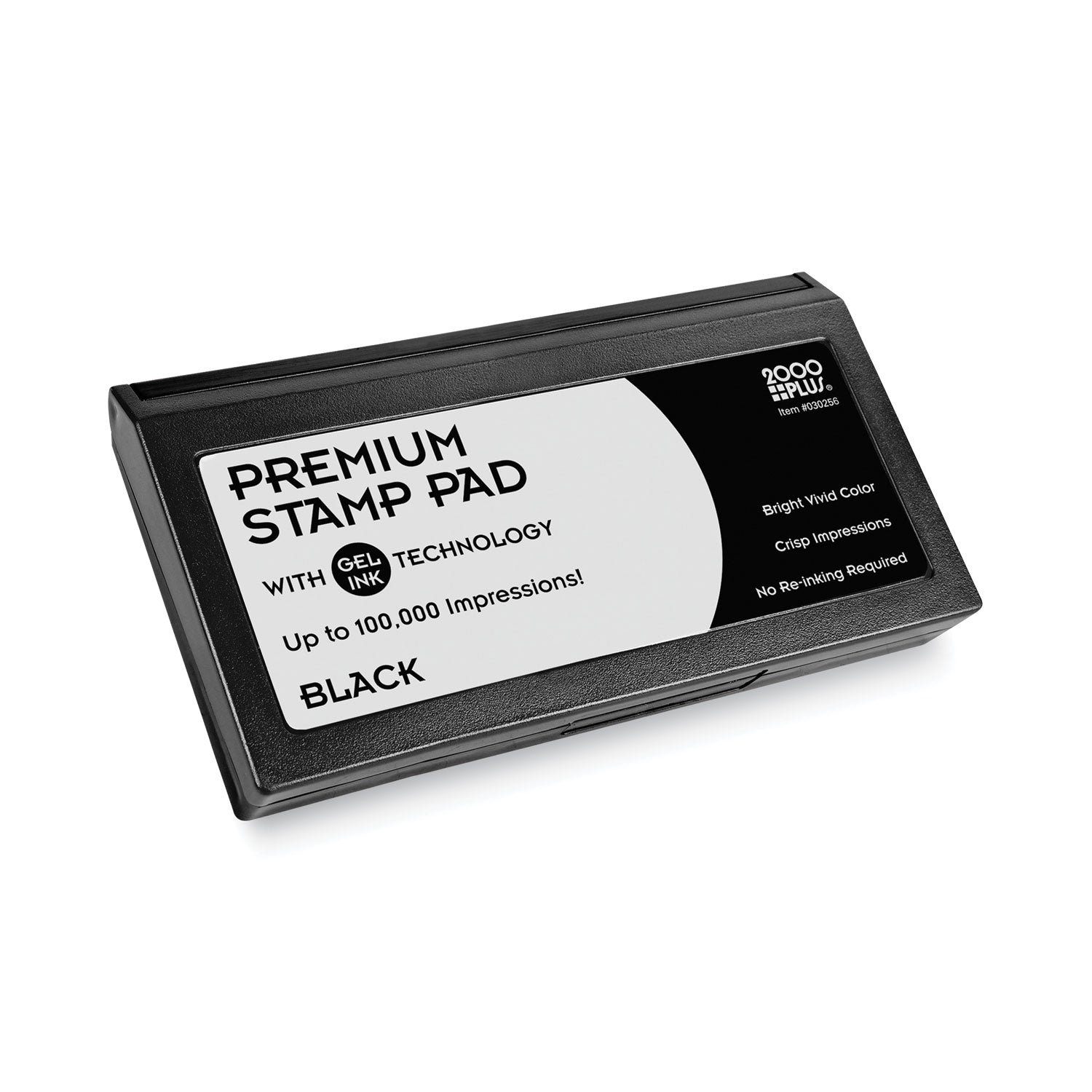 Microgel Stamp Pad for 2000 PLUS, 6.17" x 3.13", Black - 