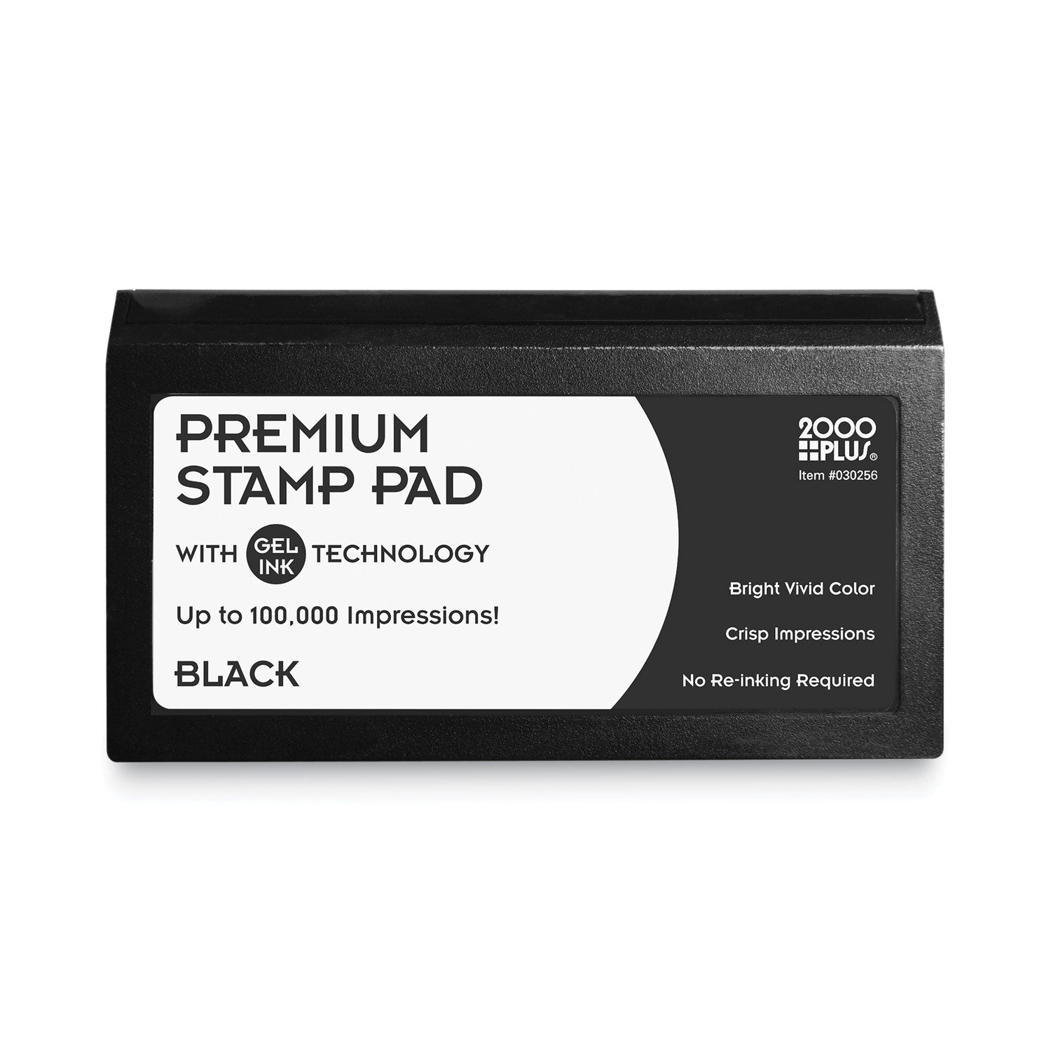 Microgel Stamp Pad for 2000 PLUS, 6.17" x 3.13", Black - 