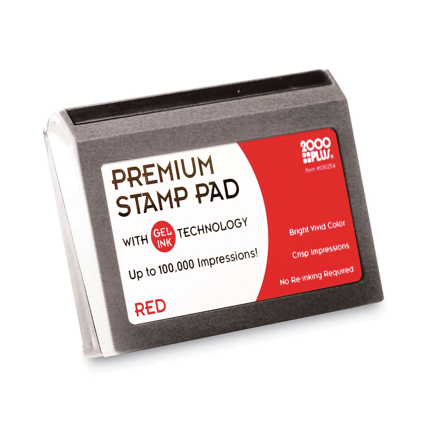 Microgel Stamp Pad for 2000 PLUS, 6.17" x 3.13", Red - 