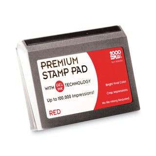 Microgel Stamp Pad for 2000 PLUS, 6.17" x 3.13", Red - 