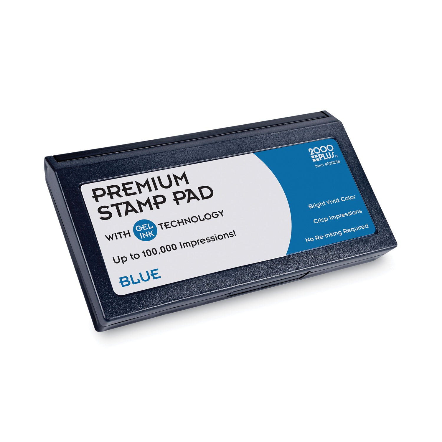 Microgel Stamp Pad for 2000 PLUS, 6.17" x 3.13", Blue - 