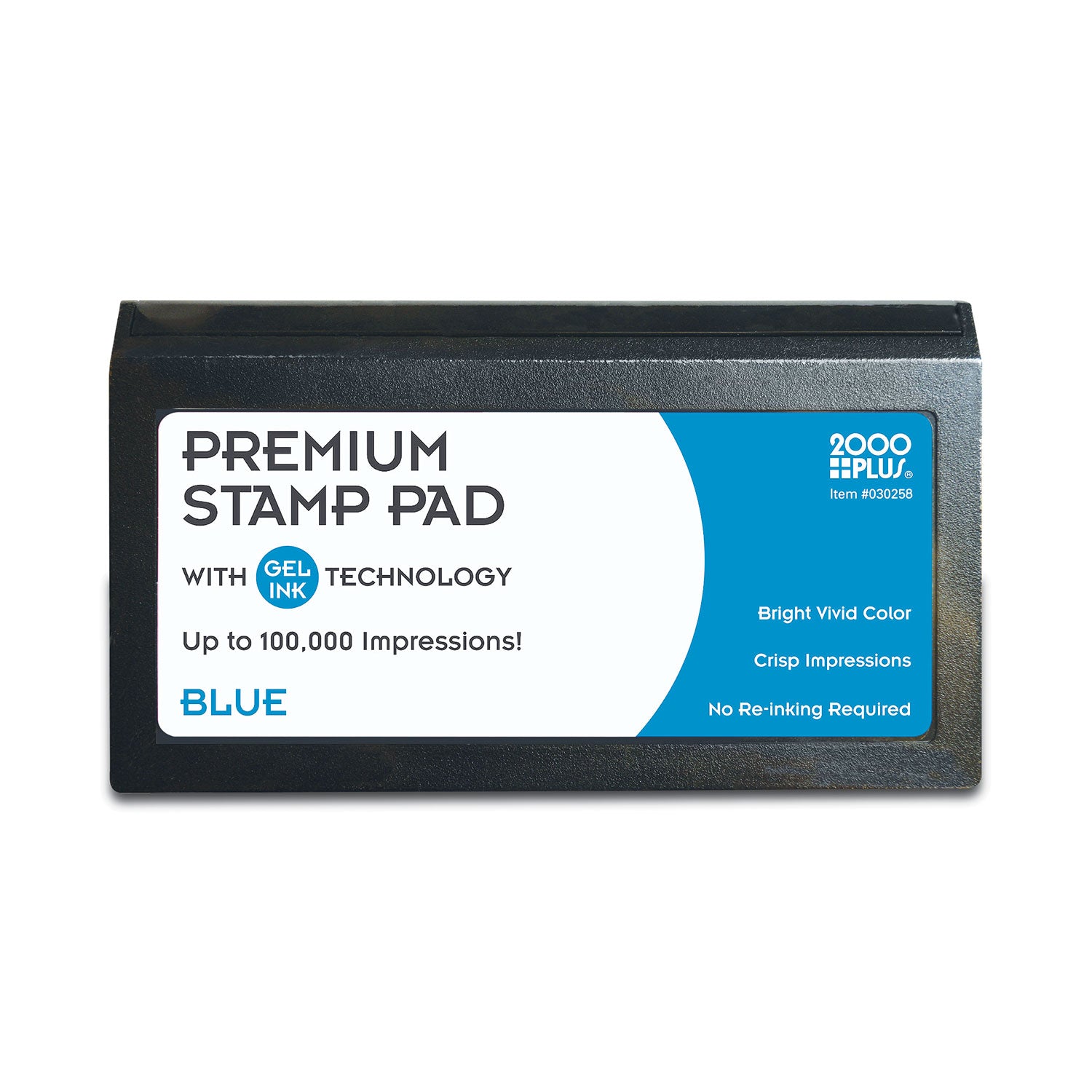 Microgel Stamp Pad for 2000 PLUS, 6.17" x 3.13", Blue - 
