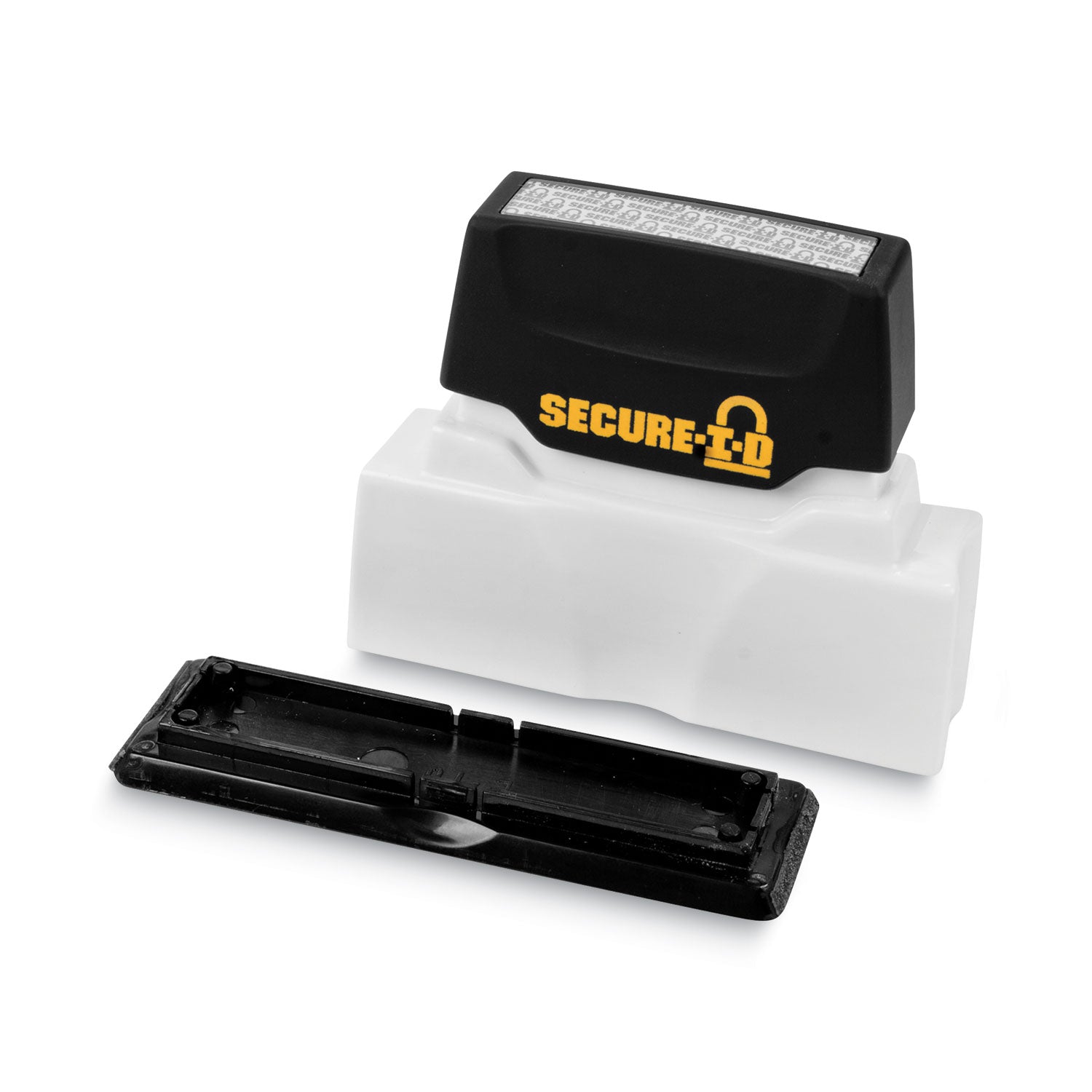 Secure-I-D Security Stamp, Obscures Area 2.5 x 0.31, Black - 