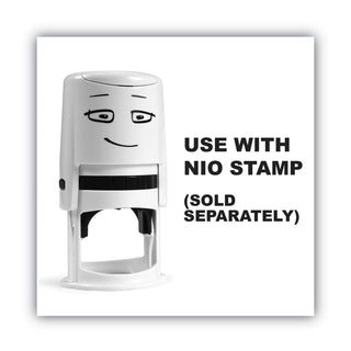 Ink Pad for NIO Stamp with Voucher, 2.75" x 2.75", Noble Blue
