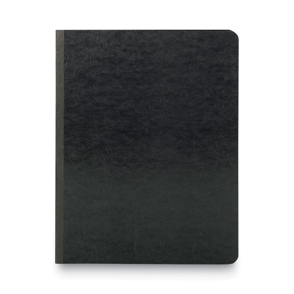 Prong Fastener Premium Pressboard Report Cover, Two-Piece Prong Fastener, 3" Capacity, 8.5 x 11, Black/Black