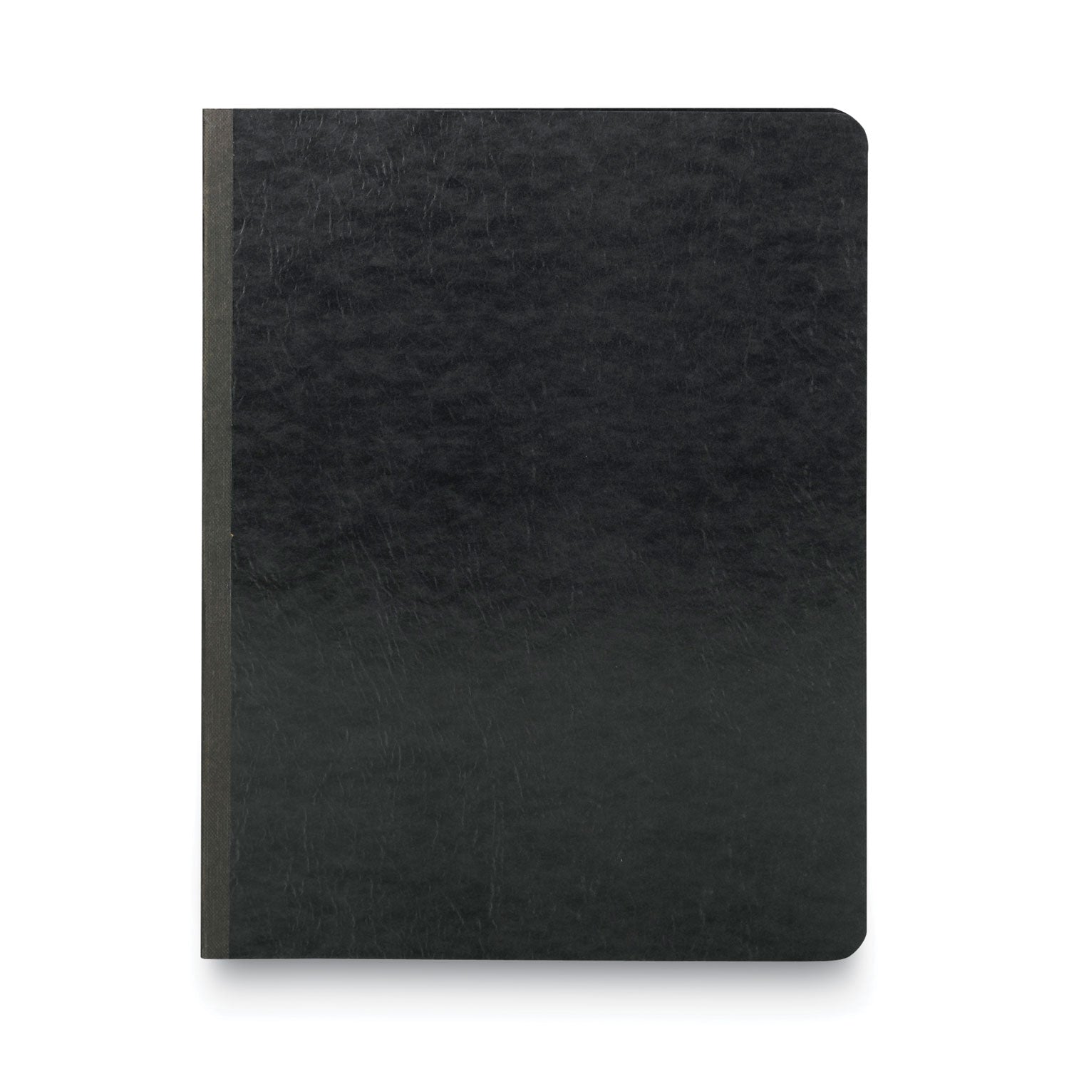 Prong Fastener Premium Pressboard Report Cover, Two-Piece Prong Fastener, 3" Capacity, 8.5 x 11, Black/Black