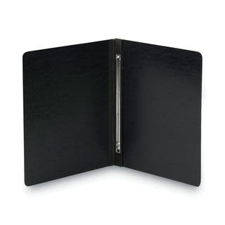 Prong Fastener Premium Pressboard Report Cover, Two-Piece Prong Fastener, 3" Capacity, 8.5 x 11, Black/Black