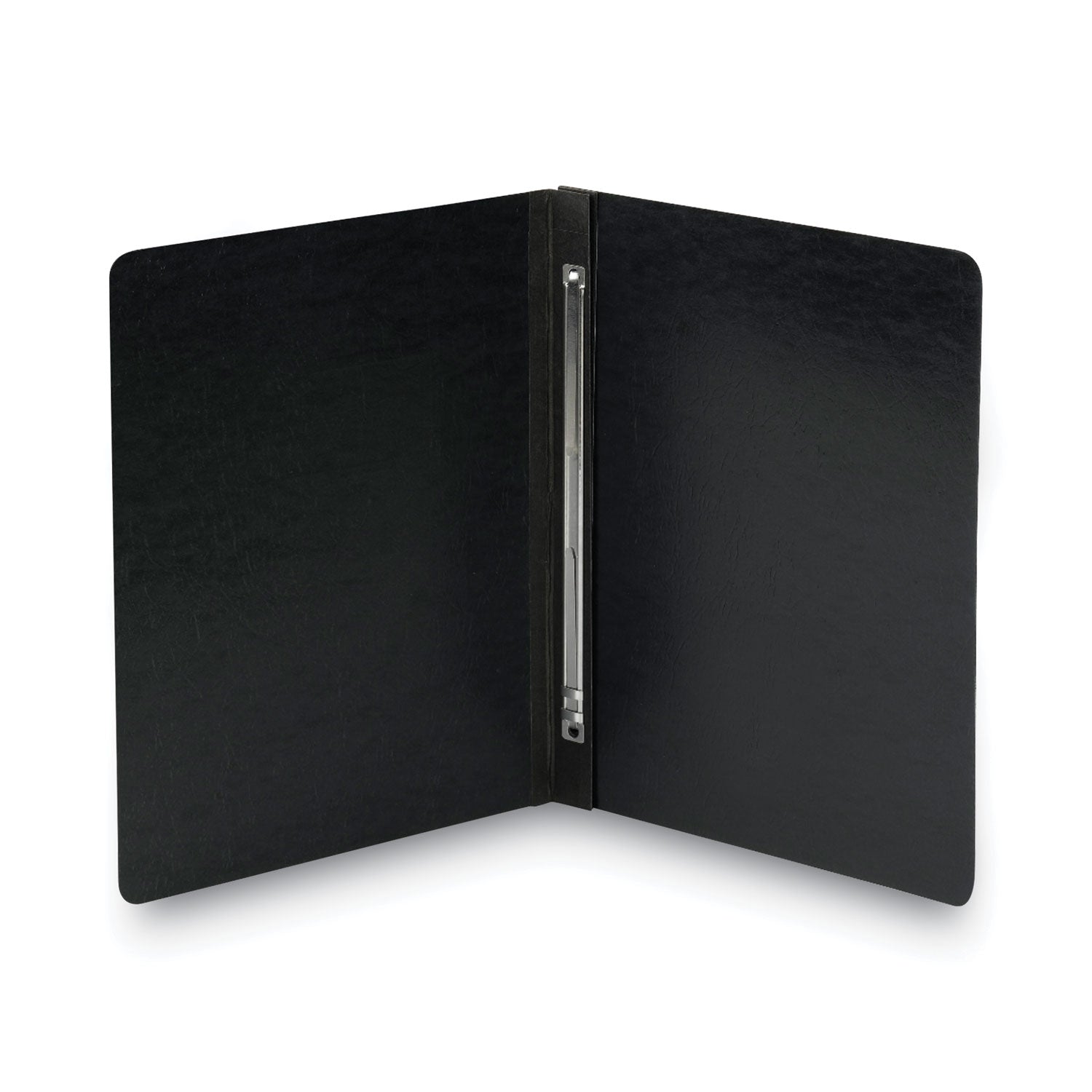 Prong Fastener Premium Pressboard Report Cover, Two-Piece Prong Fastener, 3" Capacity, 8.5 x 11, Black/Black