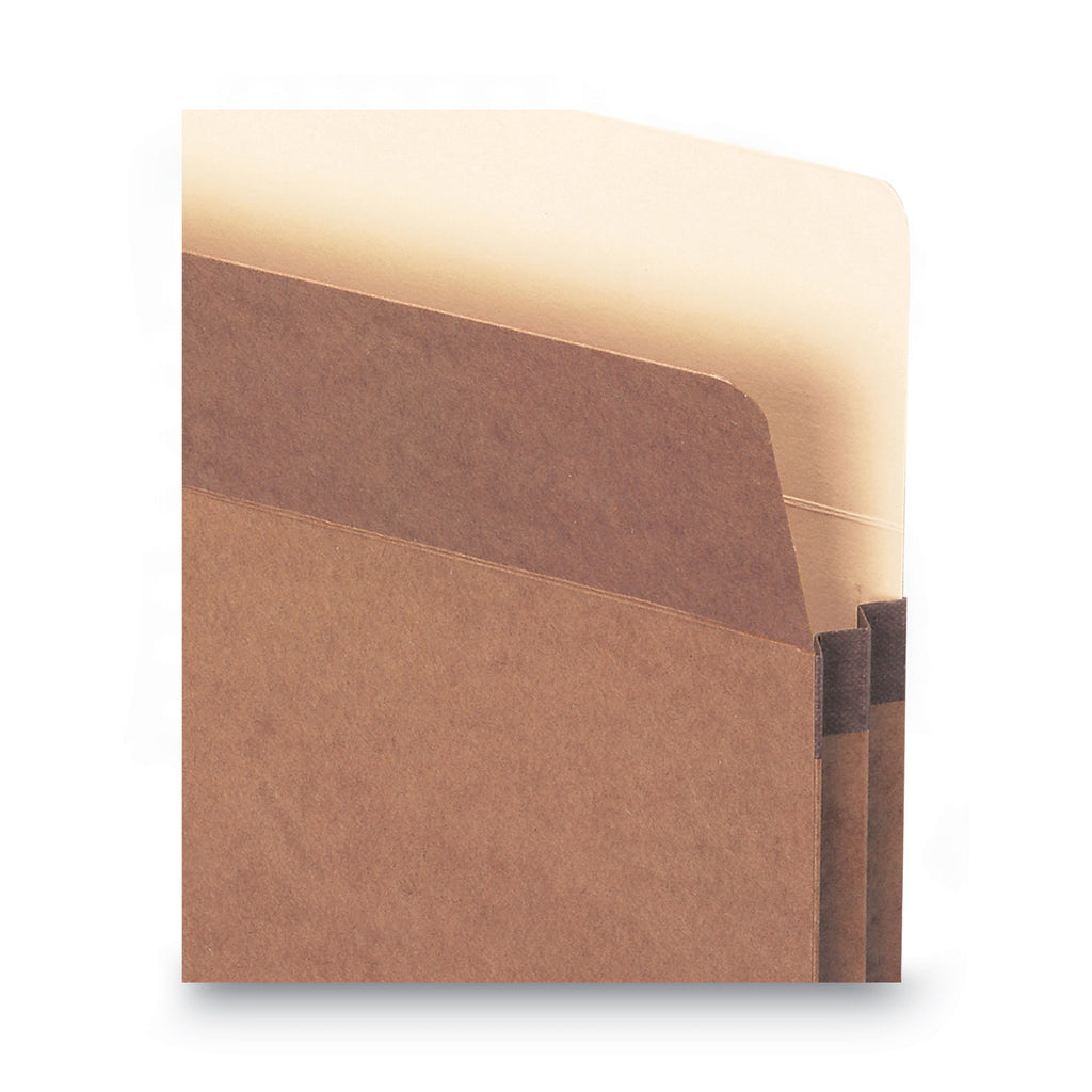 Redrope Drop Front File Pockets, 1.75" Expansion, Letter Size, Redrope, 50/Box - 