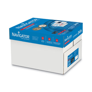 Premium Multipurpose Copy Paper, 97 Bright, 24 lb Bond Weight, 8.5 x 11, White, 500 Sheets/Ream, 10 Reams/Carton