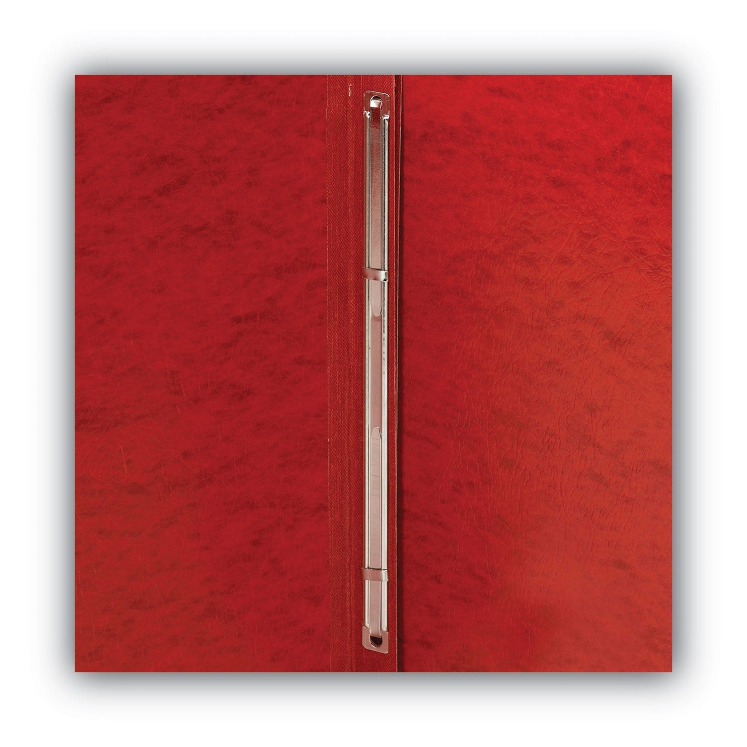 Prong Fastener Premium Pressboard Report Cover, Two-Piece Prong Fastener, 3" Capacity, 8.5 x 11, Bright Red/Bright Red - 