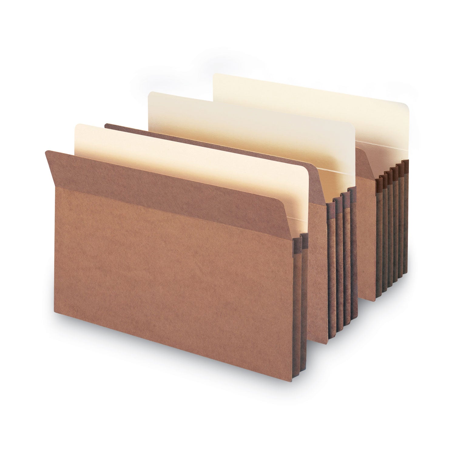 Redrope Drop Front File Pockets, 1.75" Expansion, Legal Size, Redrope, 25/Box - 