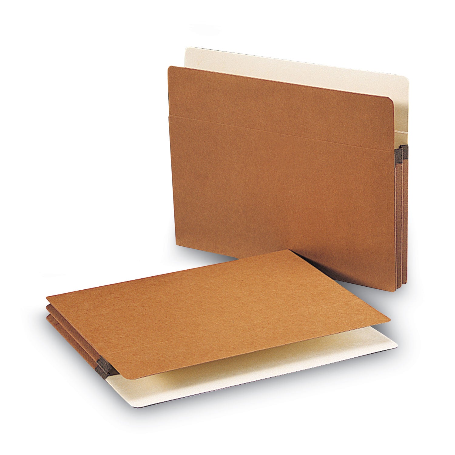 Redrope Drop Front File Pockets, 1.75" Expansion, Letter Size, Redrope, 50/Box - 