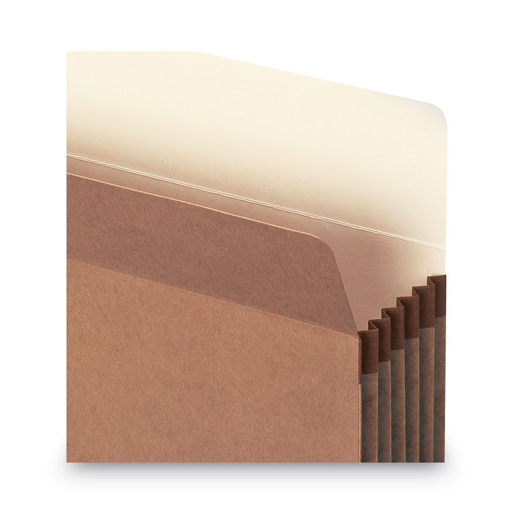 Redrope Drop Front File Pockets, 5.25" Expansion, Letter Size, Redrope, 10/Box