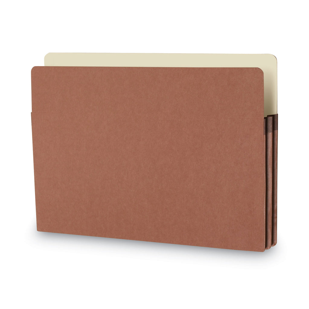 Redrope Drop Front File Pockets, 1.75" Expansion, Legal Size, Redrope, 25/Box - 