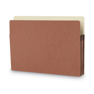 Redrope Drop Front File Pockets, 1.75" Expansion, Legal Size, Redrope, 25/Box - 