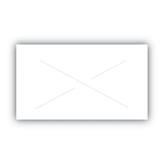 One-Line Pricemarker Labels Bulk Pack, 0.44 x 0.81, White, 1,200/Roll, 16 Rolls/Box - 
