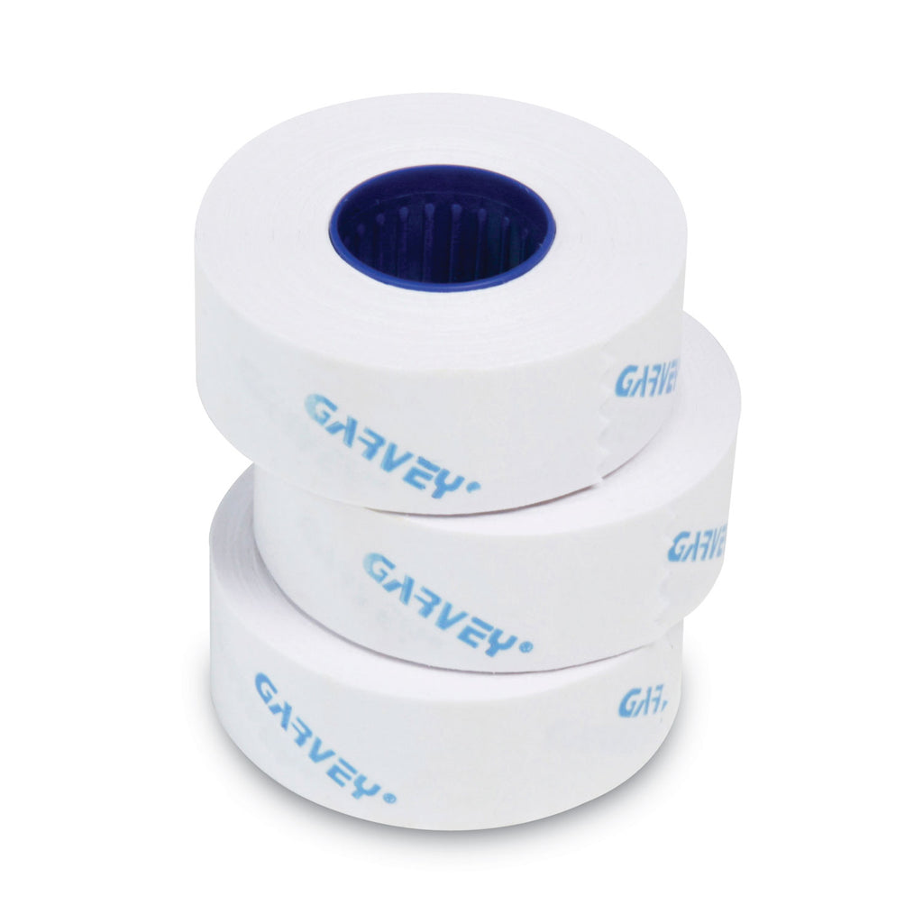 One-Line Pricemarker Labels Bulk Pack, 0.44 x 0.81, White, 1,200/Roll, 16 Rolls/Box - 