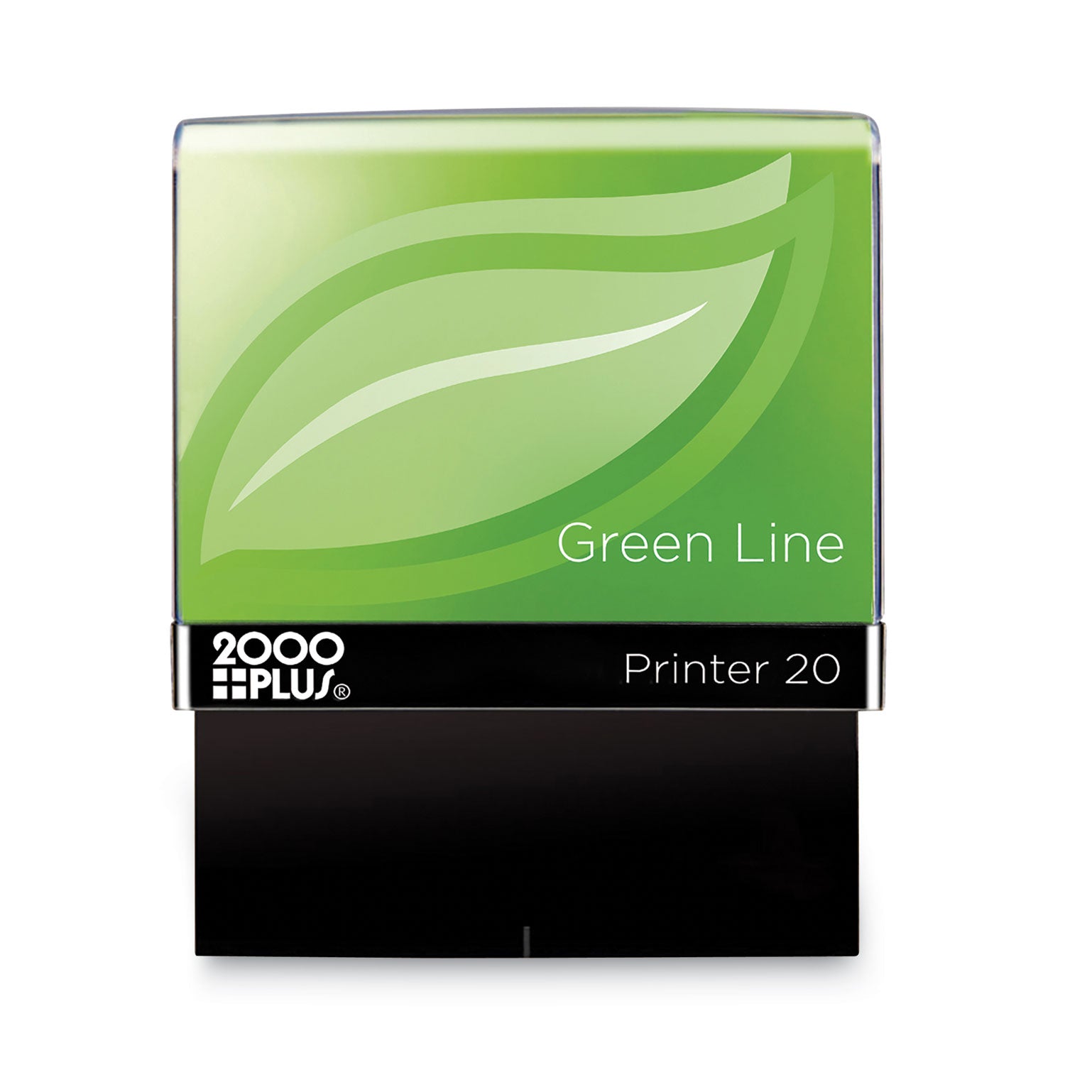 Green Line Message Stamp, Faxed, 1.5 x 0.56, Red - 