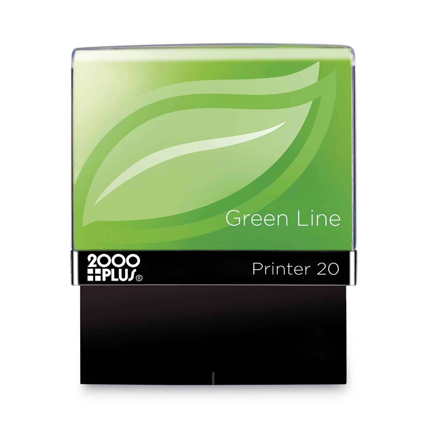 Green Line Message Stamp, Paid, 1.5 x 0.56, Red - 