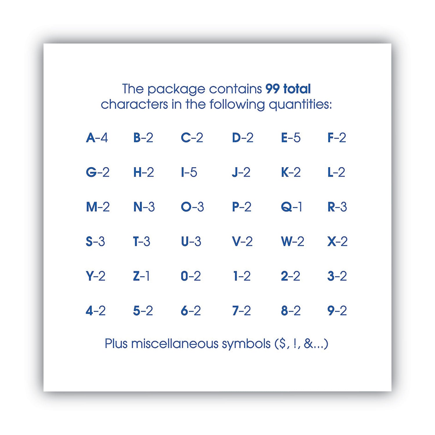 Letters, Numbers and Symbols, Self Adhesive, Black, 2"h, 84 Characters - 