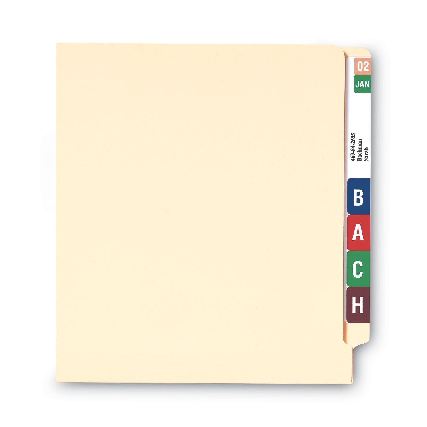 Color-Coded Smartstrip Refill Label Forms, Inkjet Printer, Assorted, 1.5 x 7.5, White, 250/Pack