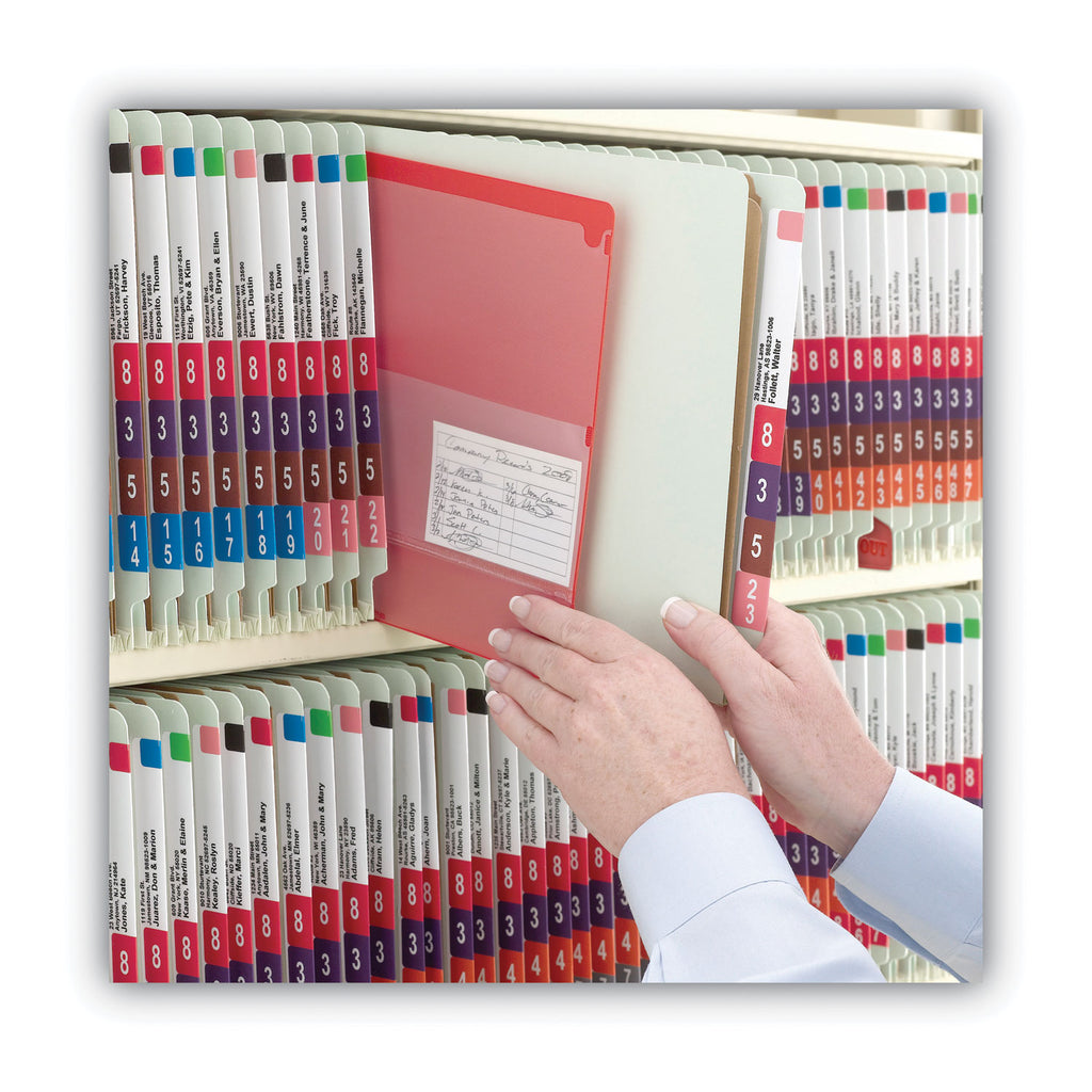 Color-Coded Smartstrip Refill Label Forms, Inkjet Printer, Assorted, 1.5 x 7.5, White, 250/Pack