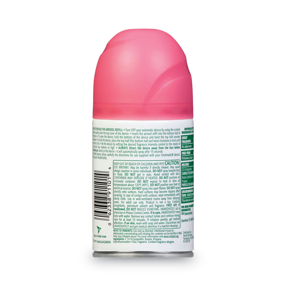 Freshmatic Life Scents Ultra Refill, Summer Delights, 5.89 oz Aerosol Spray, 6/Carton