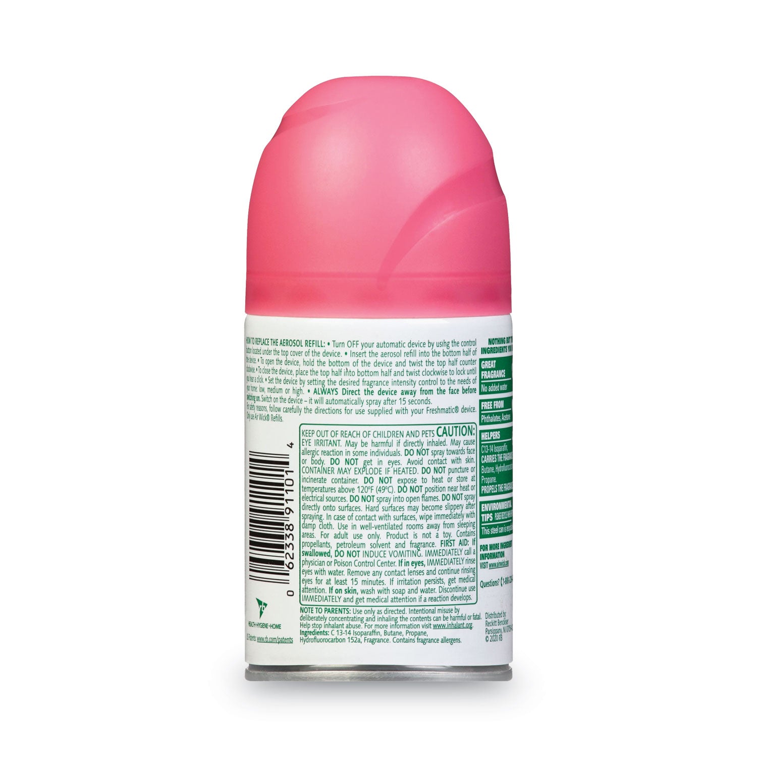 Freshmatic Life Scents Ultra Refill, Summer Delights, 5.89 oz Aerosol Spray, 6/Carton