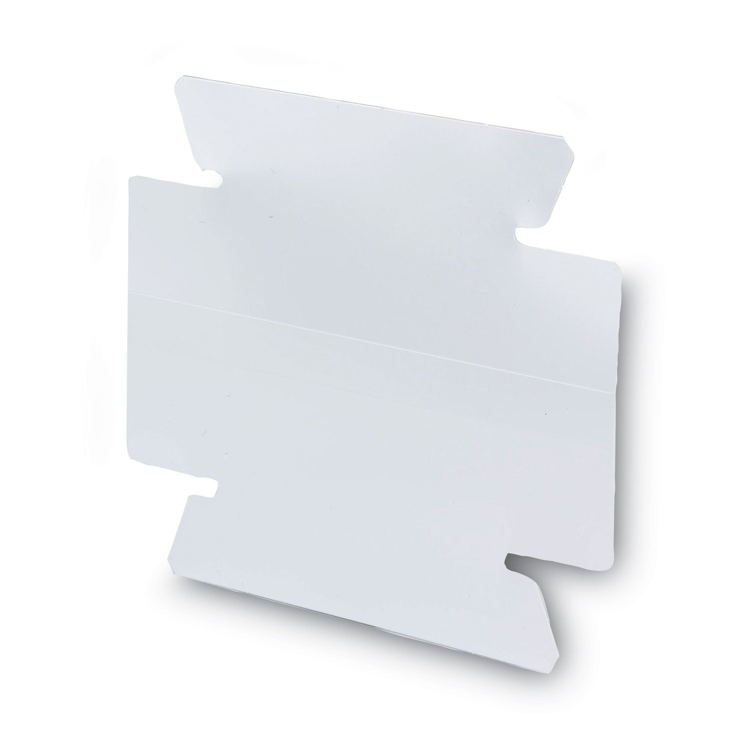 Viewables Hanging Folder Tabs and Labels, Quick-Fold Tabs with Labels, 1/3-Cut, White, 3.5" Wide, 45/Pack - 