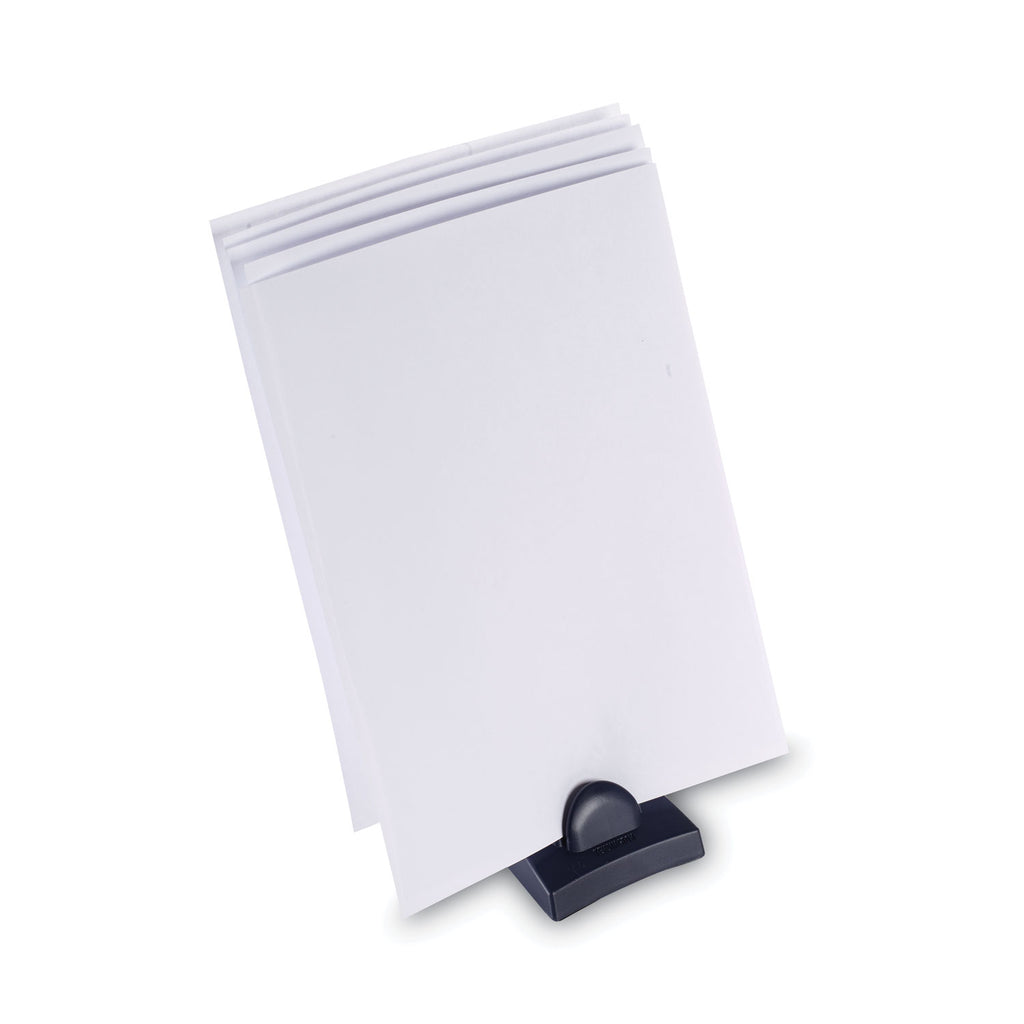 InSight Priority Puck Five-Slot Desktop Copyholder, Plastic, Blue - 