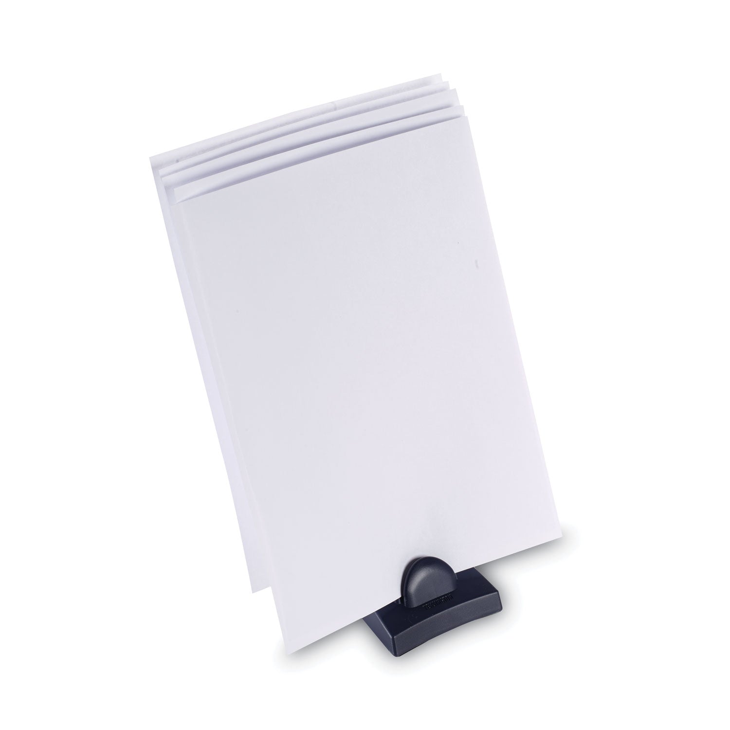 InSight Priority Puck Five-Slot Desktop Copyholder, Plastic, Blue - 