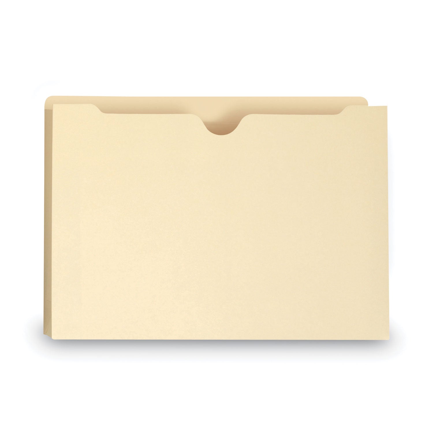 100% Recycled Top Tab File Jackets, Straight Tab, Legal Size, Manila, 50/Box - 