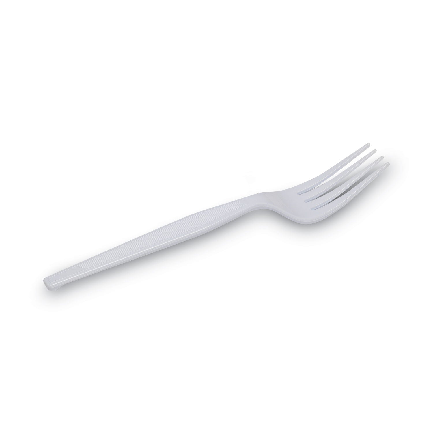 Plastic Cutlery, Heavyweight Forks, White, 1,000/Carton
