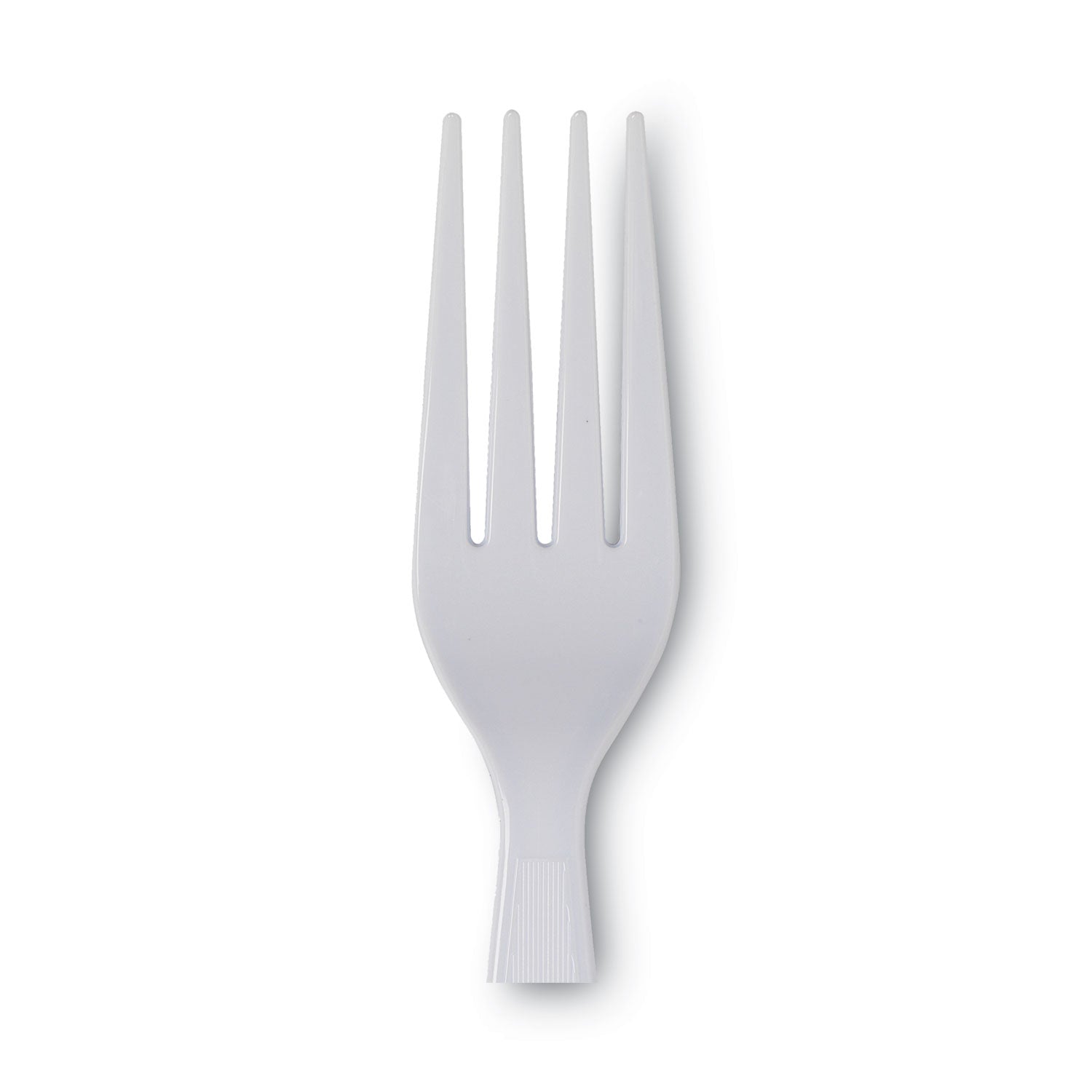 Plastic Cutlery, Heavyweight Forks, White, 1,000/Carton