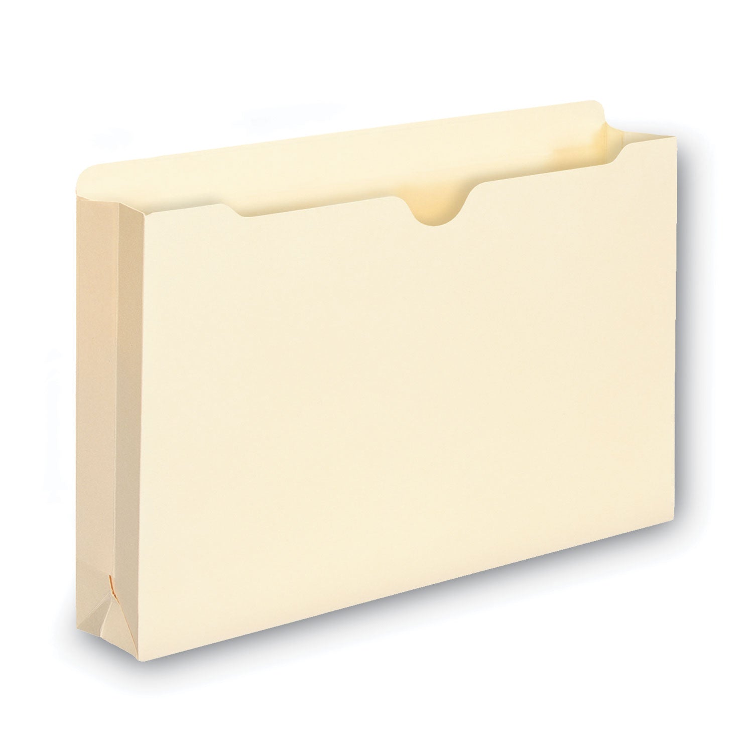 100% Recycled Top Tab File Jackets, Straight Tab, Legal Size, Manila, 50/Box - 